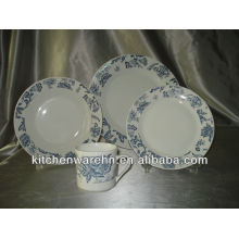 Haonai 16pcs ceramic dinner set